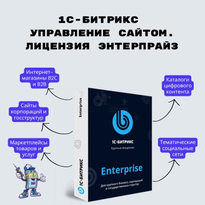 1С-Битрикс: Управление сайтом. Лицензия Энтерпрайз - купить в Швее